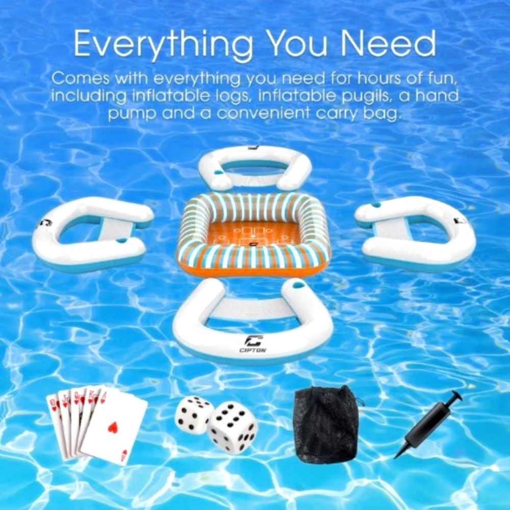 NIB CiptonFloating Card Table Set (Pool Edition) - Picture 8 of 8